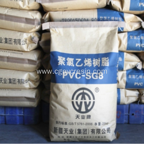 TiaYe Brand PVC Resin SG8 SG3 SG5